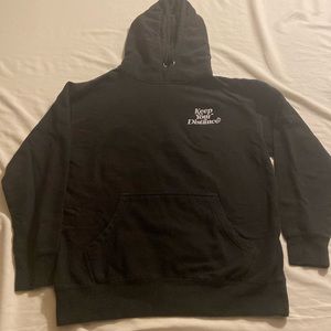 Young & Reckless Men’s pullover hoodie “Keep your distance” Large